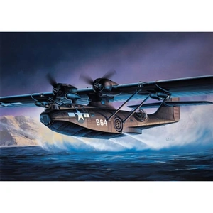 Academy Models Academy 1/72 Scale PBY-5A Black Catalina Plastic Model Kit - AY12487
