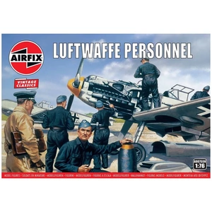Airfix 1/76 Scale Luftwaffe Personnel Modle Kit