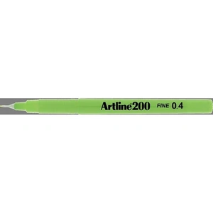 Artline EK200 Yellow Green 0.4 pen Sold in boxes of 12s