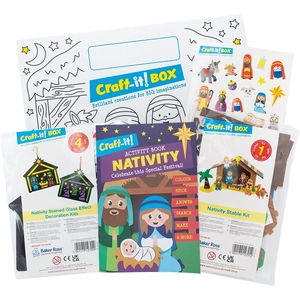 Baker Ross Nativity Craft-it! BOX (Each) Fun & Educational Crafts With Activity Book