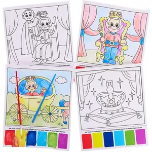 Baker Ross King’s Coronation Magic Painting Sets (Pack of 10) Coronation Crafts, 6 Paint Colours, 10 Assorted Designs