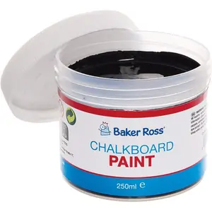 Baker Ross Chalkboard Paint (Per tub) Art Supplies, Art Materials 1 colour - Black