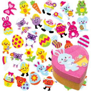 Baker Ross Easter Foam Stickers (Pack of 120)