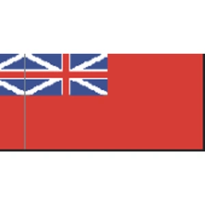 Becc Flags GB Historical Red Ensign 1707 - 1801 Flag - 38mm - GB63C