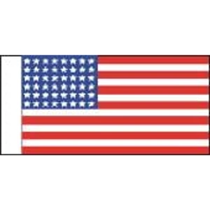 Becc Flags USA War Period 48 Stars National Cotton Flags - 50mm - USA20D