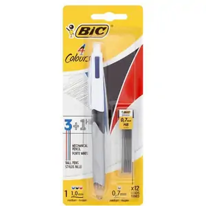 Bic 4-Colours Multifunction Pen and Mechanical Pencil Plus Leads