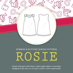 View product details for the Bobbins & Buttons Sewing Pattern Rosie Dress