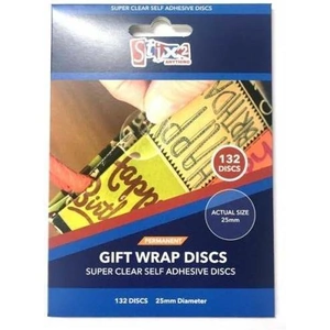 Craft Stash Stix2 Gift Wrap Discs Wrapping Seals 25mm | Pack of 132