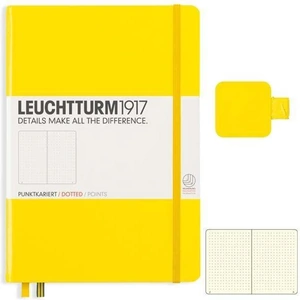 Craft Stash Leuchtturm1917 Lemon Medium Notebook & Pen Loop Bundle | Dotted