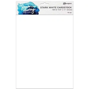 View product details for the Ranger Simon Hurley Create 8.5in x 11in Cardstock Stark White | 10 Sheets