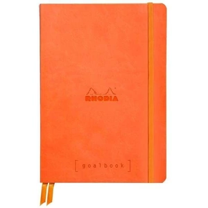 Craft Stash Rhodia Goalbook Journal A5 Dotted Tangerine