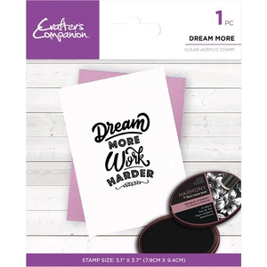 Crafter's Companion Crafters Companion Mindfulness Quotes Clear Acrylic Stamp - Dream More
