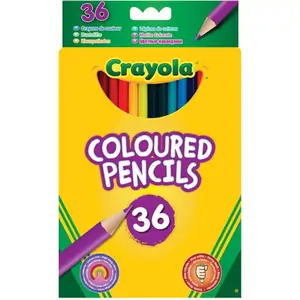 Crayola Coloured Pencils Pack of 36 Assorted Colours