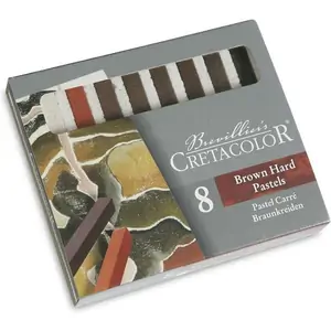 Cretacolor Hard Brown Pastels Set of 8