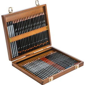 Derwent 48 Sketching Pencils in Wooden Box