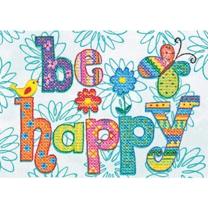 Dimensions Cross Stitch - Be Happy - D70-65115
