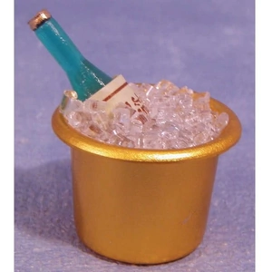 Dolls House Emporium Champagne in Ice Bucket - D193