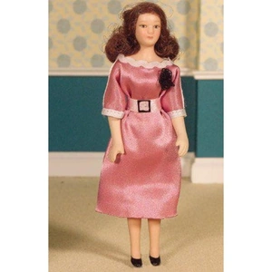 Dolls House Emporium Margot in Dress Poseable Doll for 12th Scale Dolls House