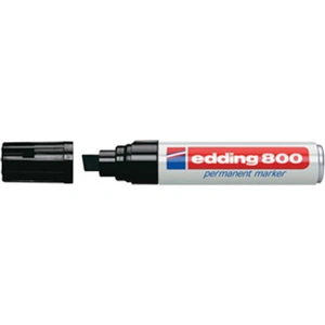 View product details for the Edding 800 Chisel Tip Permanent Marker Black