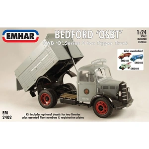 Emhar Bedford OSBT SWB 'O' Series 5-ton Tipper Truck 1:24th Scale Detailed Model Kit - Bedford Osbt - EM2402