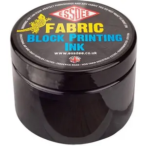 Essdee Fabric Block Printing Ink 150ml Black