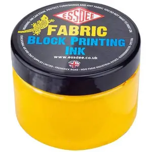 Essdee Fabric Block Printing Ink 150ml Yellow