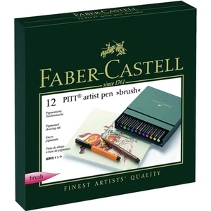 Faber-Castell Pitt Artist Brush Pen Set 12 Box