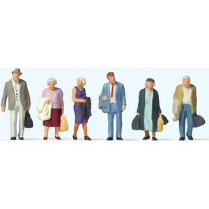 View product details for the Travellers (6) British OO Scale Figure Set - PR73009