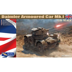 View product details for the Gecko 1/35 Scale Daimler Armoured Car Mk. 1 Model Kit