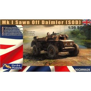 View product details for the Gecko MK I Sawn Off Daimler (SOD) 1/35 Scale Kit