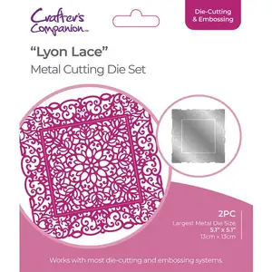 Gemini Delicate Lace Create-A-Card Die - Lyon Lace
