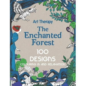 GMC Publications Art Therapy The Enchanted Forest 100 Designs Adult Colouring Book - HB1001