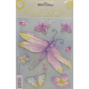 Go Craft Distribution Juliana Dragonfly Flower Grand Adhesions