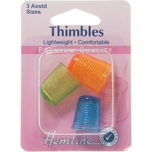Hemline Plastic Thimbles