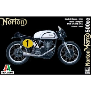 Italeri 1/9 Scale 1951 Norton Manx 500cc Motorcycle Model Kit