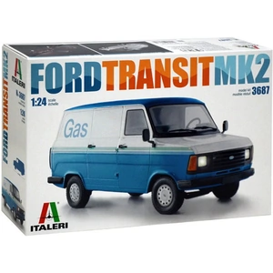 Italeri 1/24 Scale Ford Transit MK2 Model Kit
