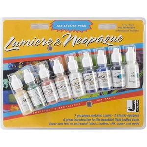 Jacquard Lumiere & Neopaque Paint Exciter Pack
