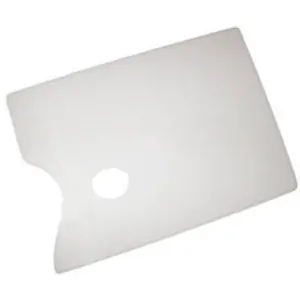 Jakar Large Rectangular Flat White Plastic Palette