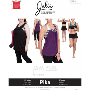 Jalie Sewing Pattern 3679 Pika Sport Bra & Tank