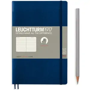 Leuchtturm1917 Softcover Notebook Ruled Navy B6+