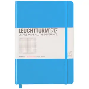 Leuchtturm1917 Medium Squared Notebook Azure Blue