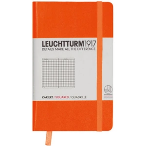 View product details for the Leuchtturm1917 Hardback Pocket Notebook Squared Paper A6 Orange