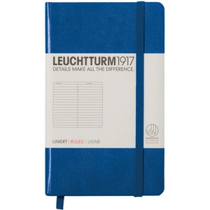 View product details for the Leuchtturm1917 Hardback Pocket Notebook Ruled Paper A6 Royal Blue