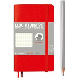 View product details for the Leuchtturm1917 Softcover Pocket Dotted Notebook - Red