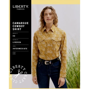 Liberty London Sewing Pattern Camargue Cowboy Shirt
