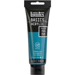 Liquitex Basics Acrylic Colour Paint 118ml - Turquoise Blue