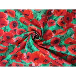View product details for the Little Johnny 100% Cotton Fabric Red & Green