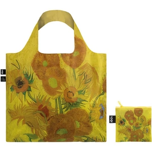 View product details for the Loqi Shopping Bag - Vincent Van Gogh - Sunflowers (1889)