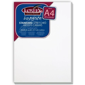 Loxley Ashgate Standard Medium Grain Triple Primed Cotton Canvas A4 (Box of 10)