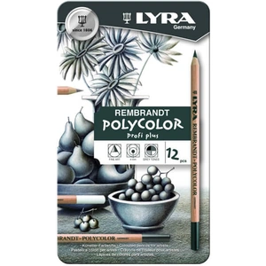 Lyra Rembrandt Polycolor Grey Tones Metal Box of 12